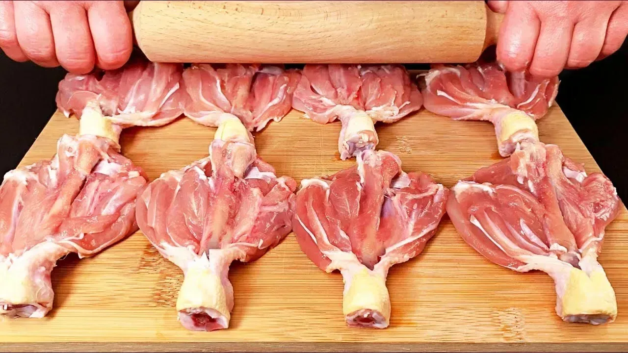 Pollo a farfalla (cosce di pollo)