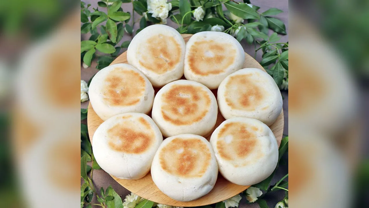 フライパンで焼く米粉のちぎりパン