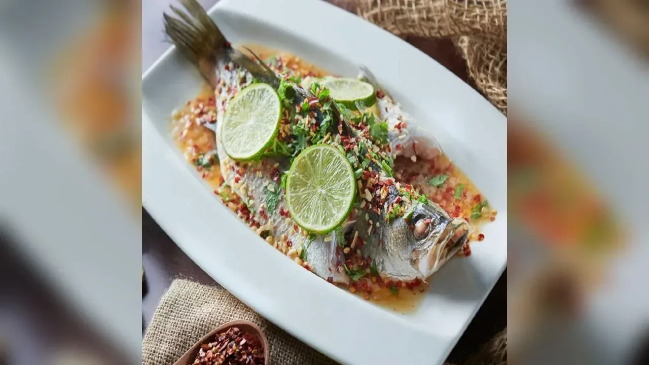 Thai-style steamed fish