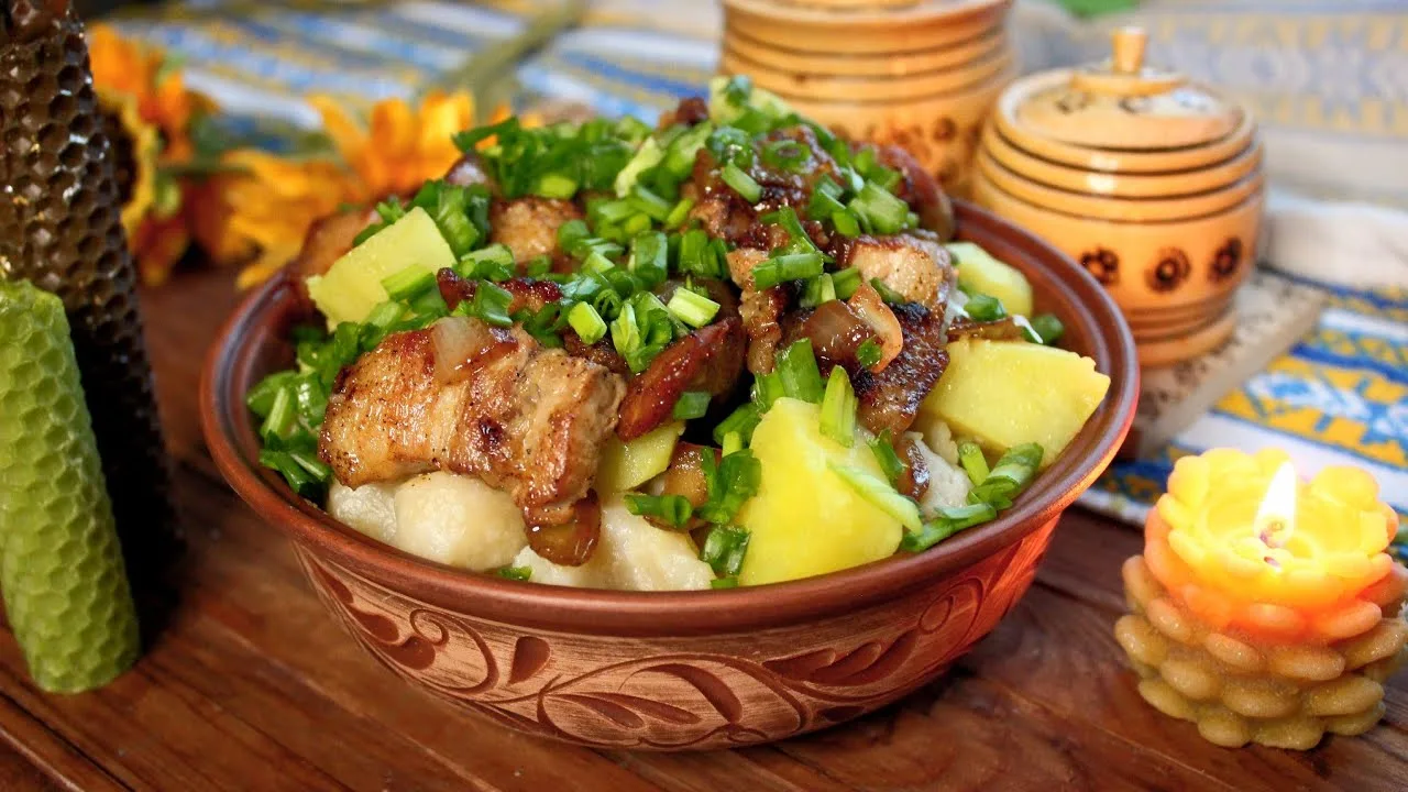 Kotsyurba (Ukrainian potato and dumpling stew)