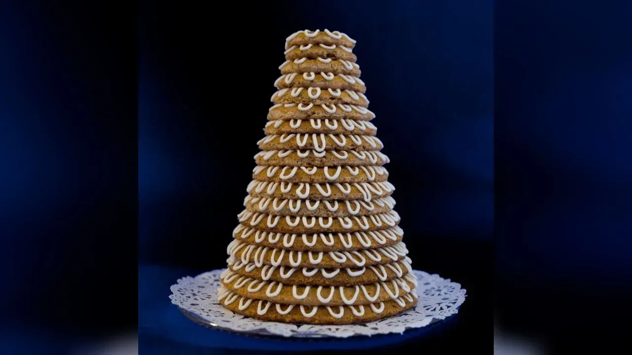 Authentic Norwegian Kransekake