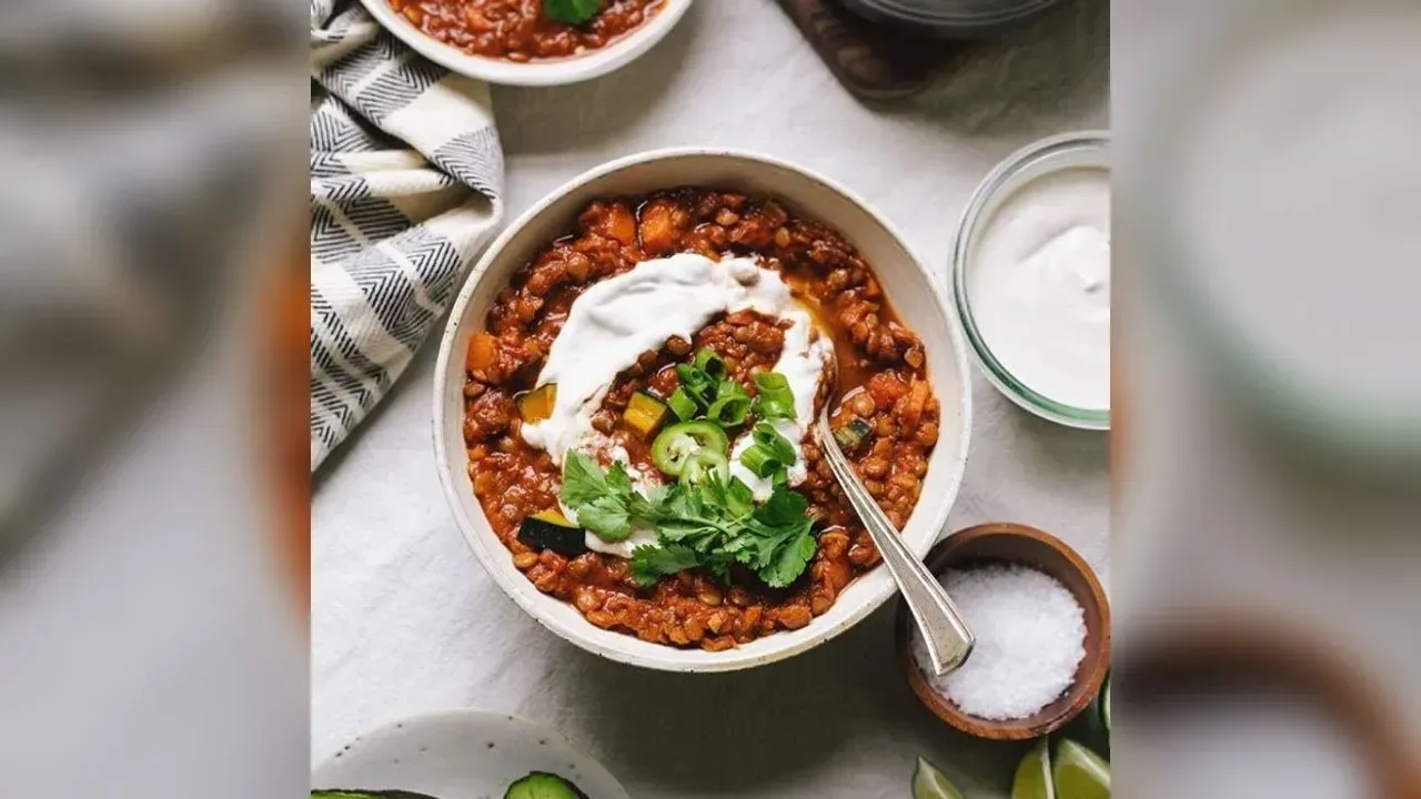 Smoky Lentil Chili with Squash