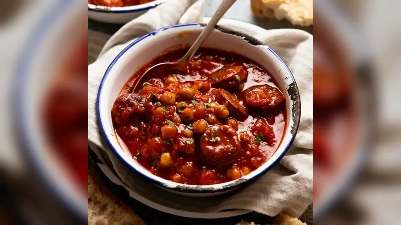 Chorizo & chickpea soup