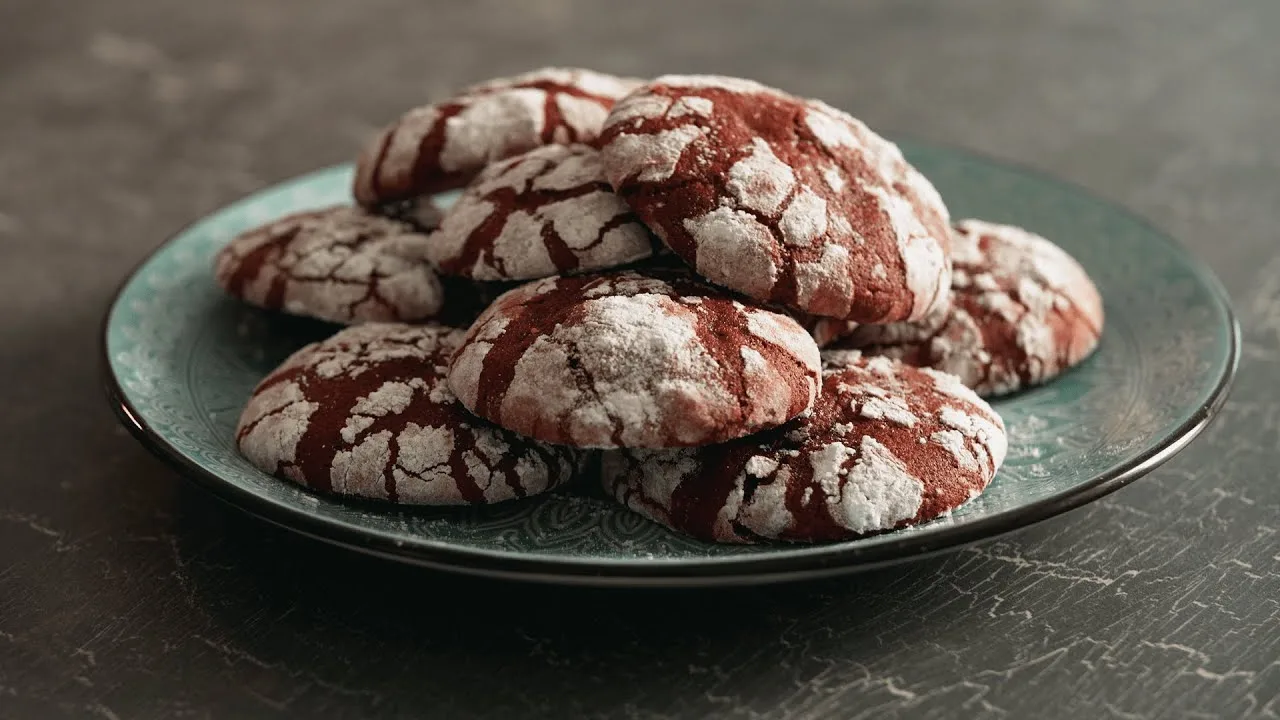 Biscoitos "Veludo Vermelho"
