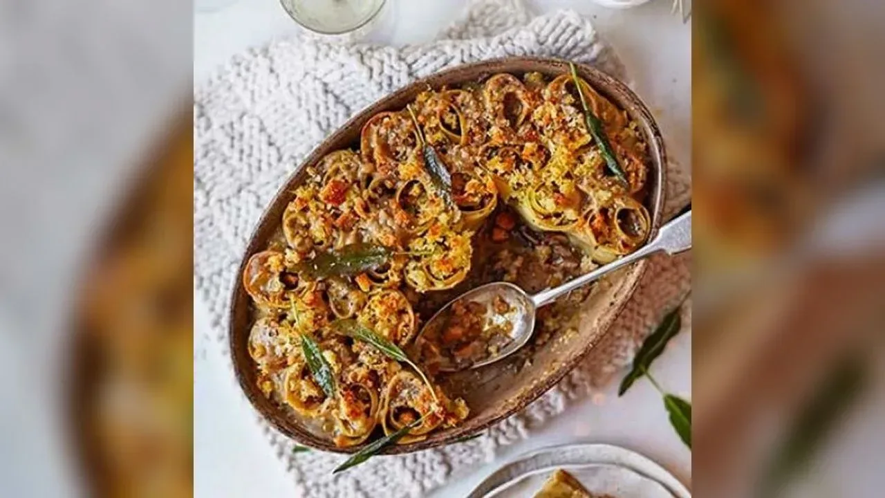 Mushroom & Chestnut Rotolo