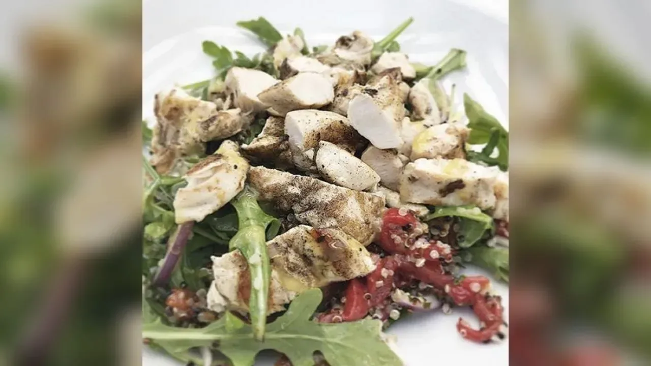 Chicken Quinoa Greek Salad
