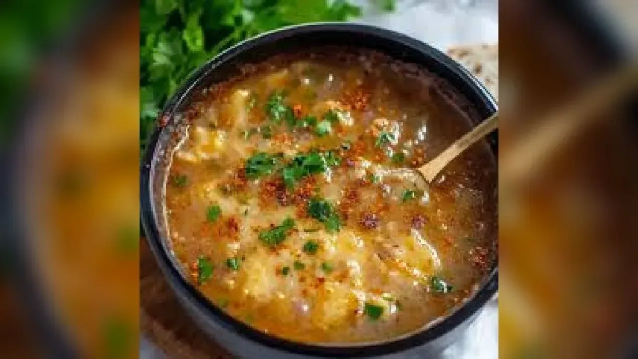 Chorba Hamra bel Frik (Algerian Lamb, Tomato, and Freekeh Soup)