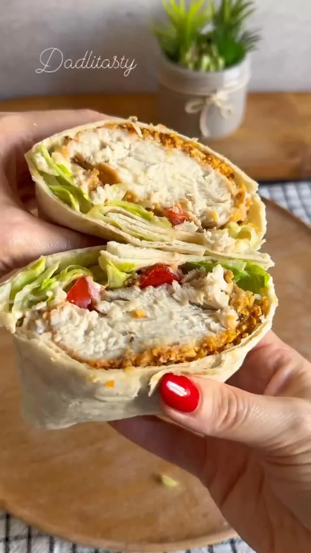 Crispy Cornflake-Crusted Chicken Wrap