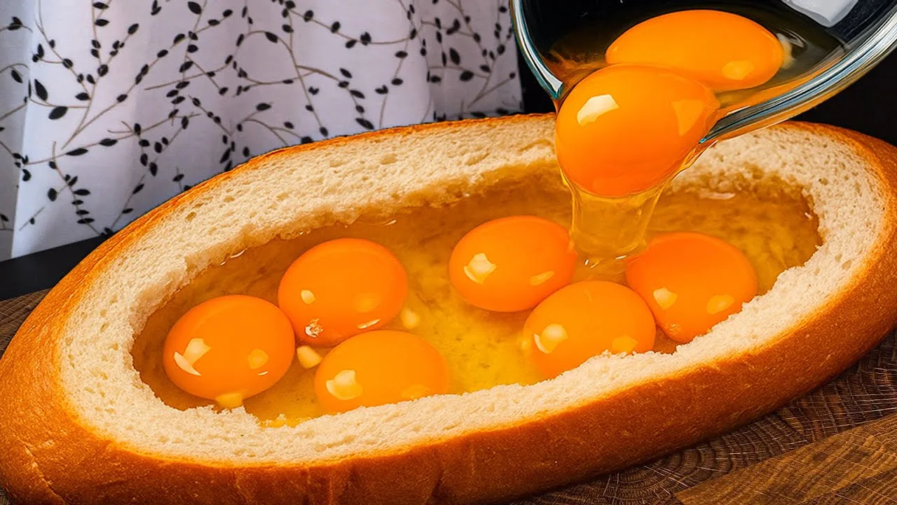 Semplicemente versare le uova nel pane – la vecchia ricetta di mia nonna