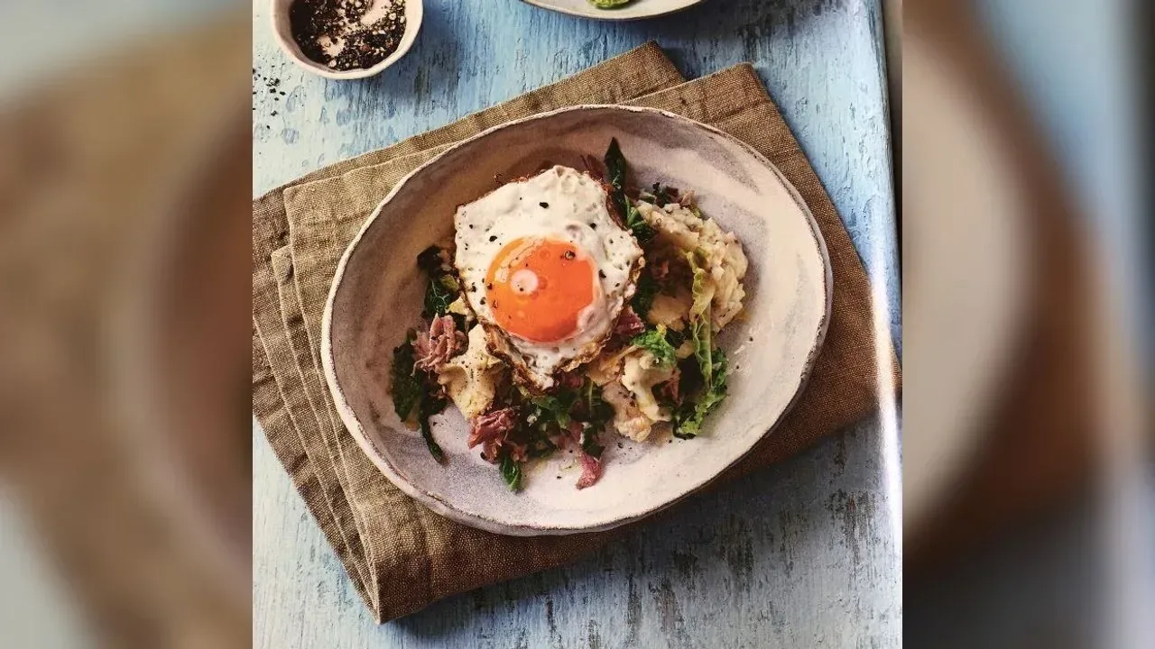 Ham hock colcannon