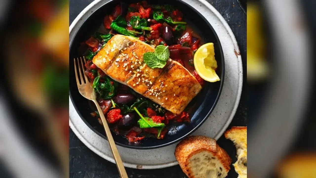 Barramundi with Moroccan spices
