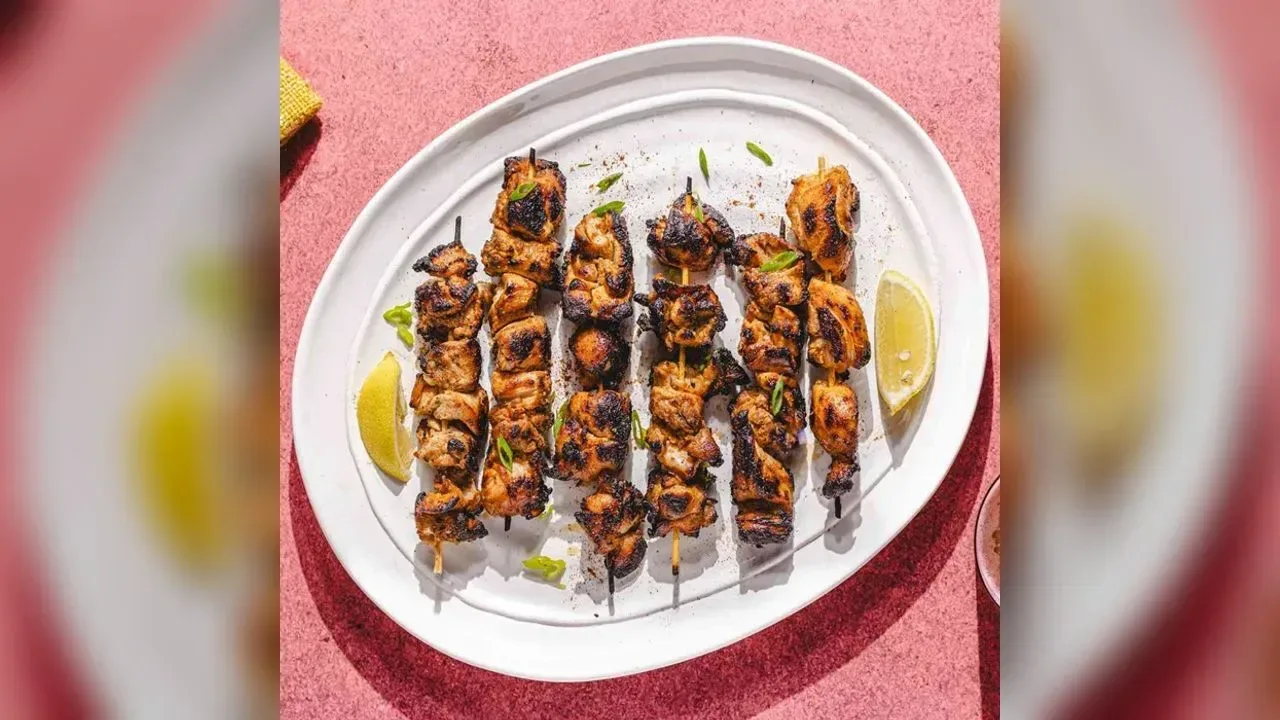 Smoky chicken skewers