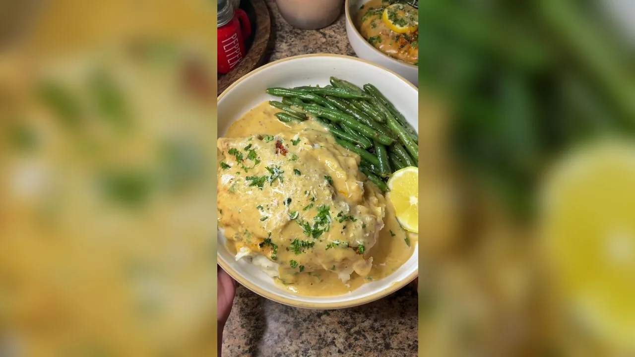 Creamy Lemon Garlic Chicken