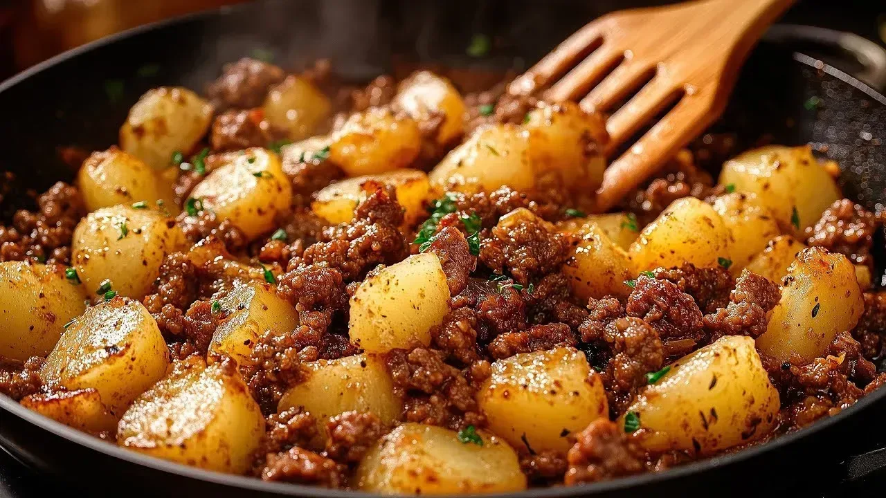 Kartoffeln mit Hackfleisch