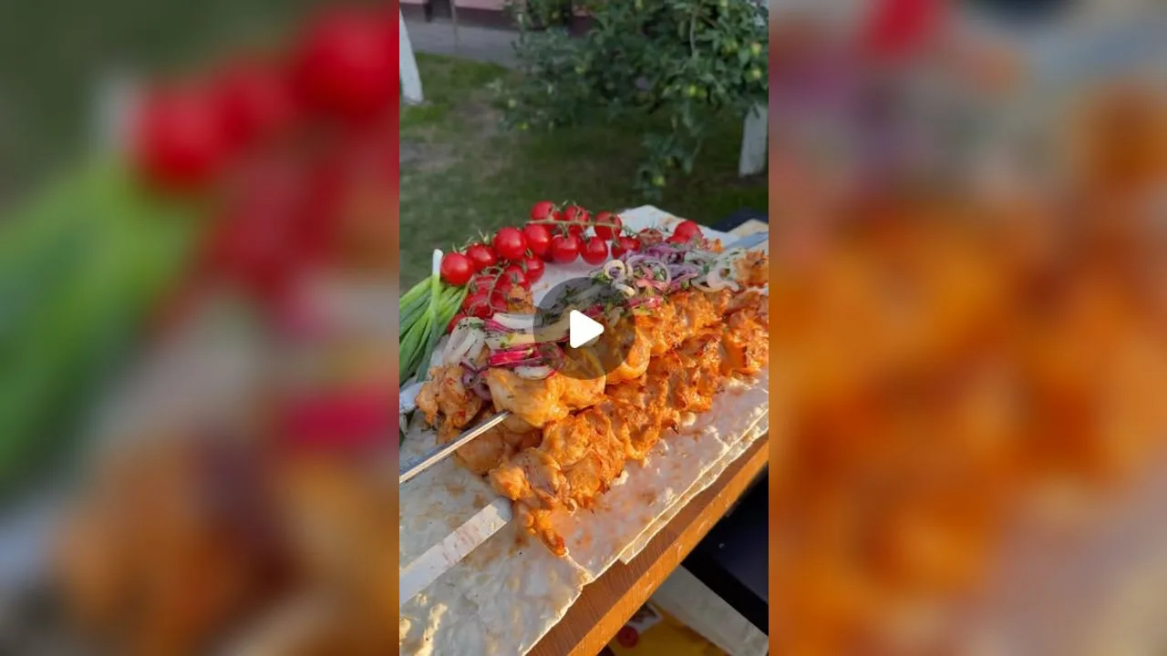 Курячий шашлик у маринаді Том Ям