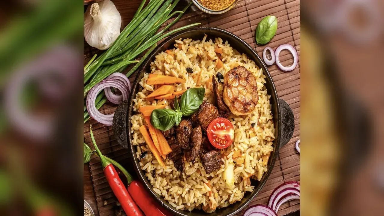 Turkish lamb pilau