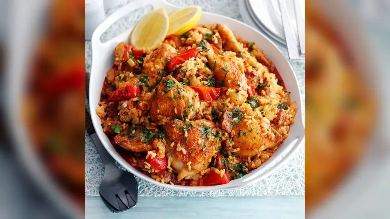Chicken & chorizo rice pot