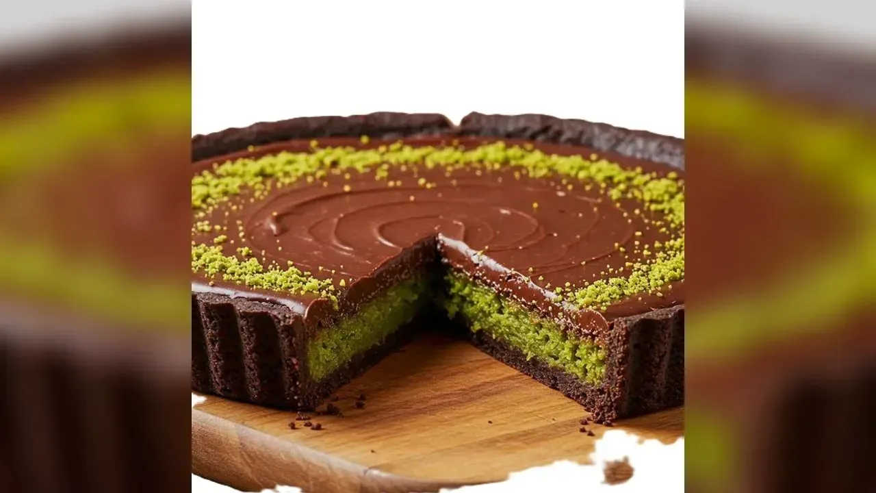 Pistachio Kunafa Chocolate Cake and Cupcakes