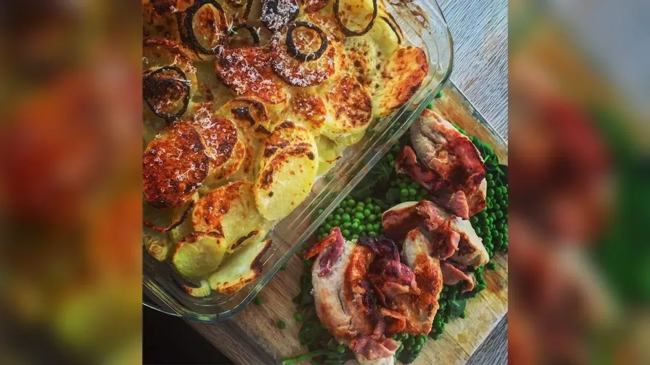 Potato Gratin with Chicken