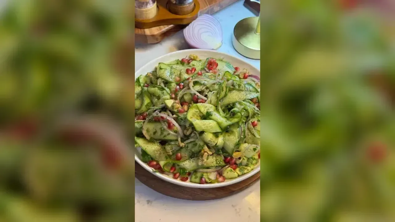 Crunchy Avocado Cucumber Salad