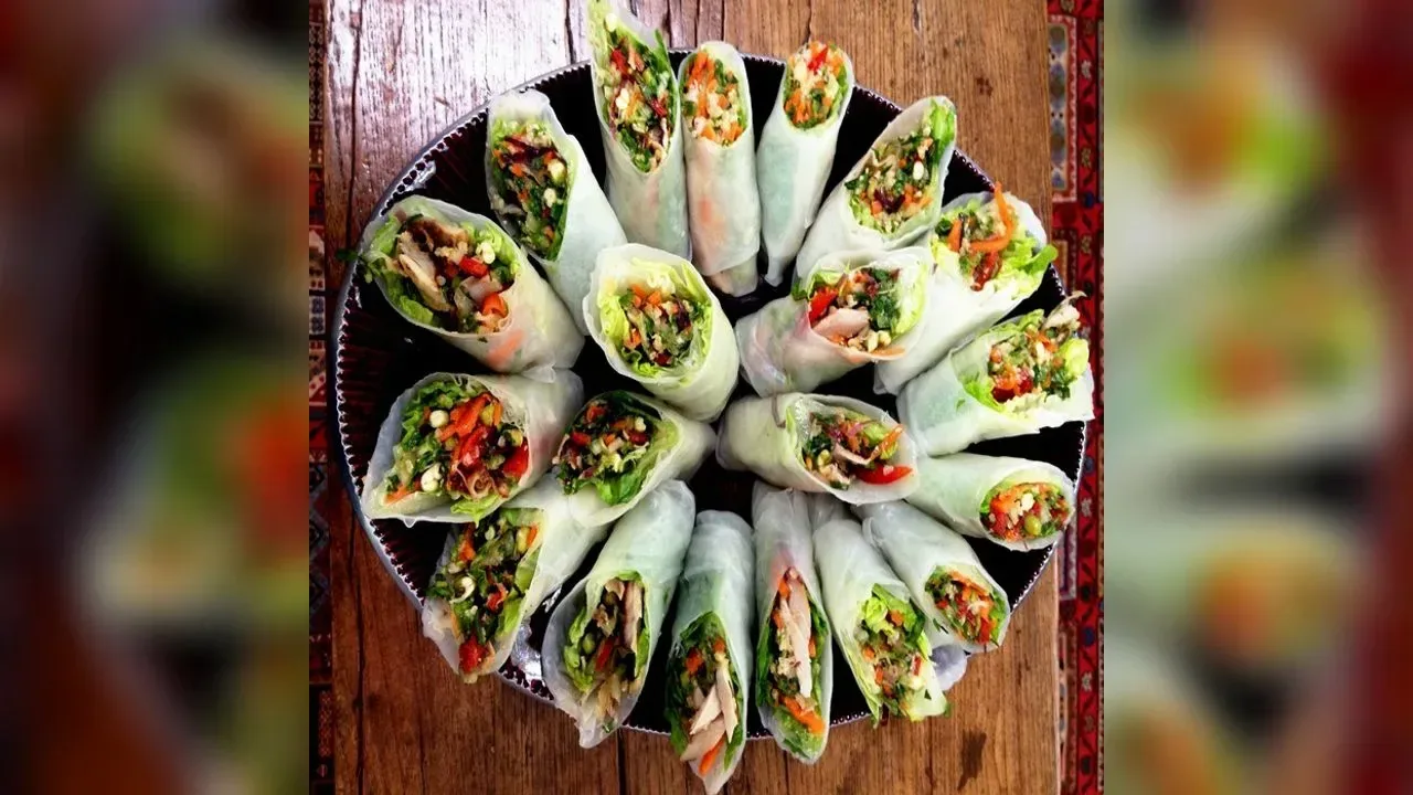 Vietnamese veg parcels