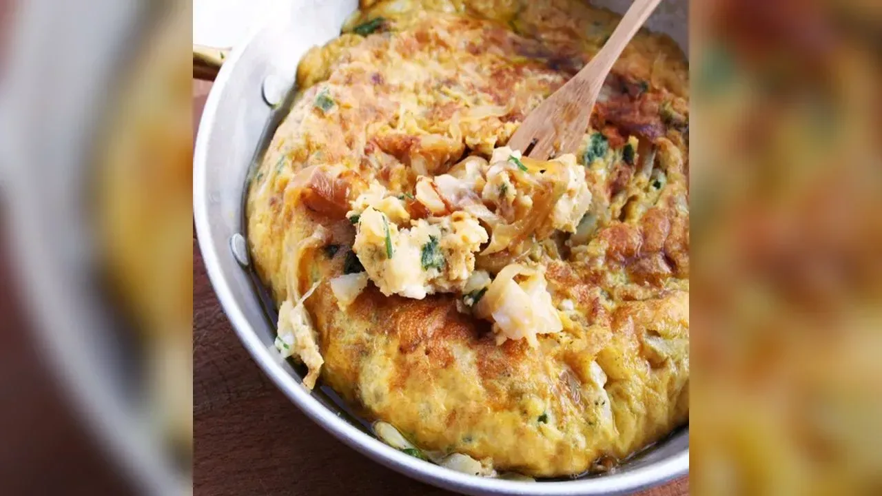 Salt cod tortilla
