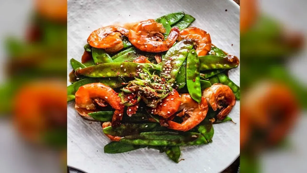 Shrimp With Snow Peas