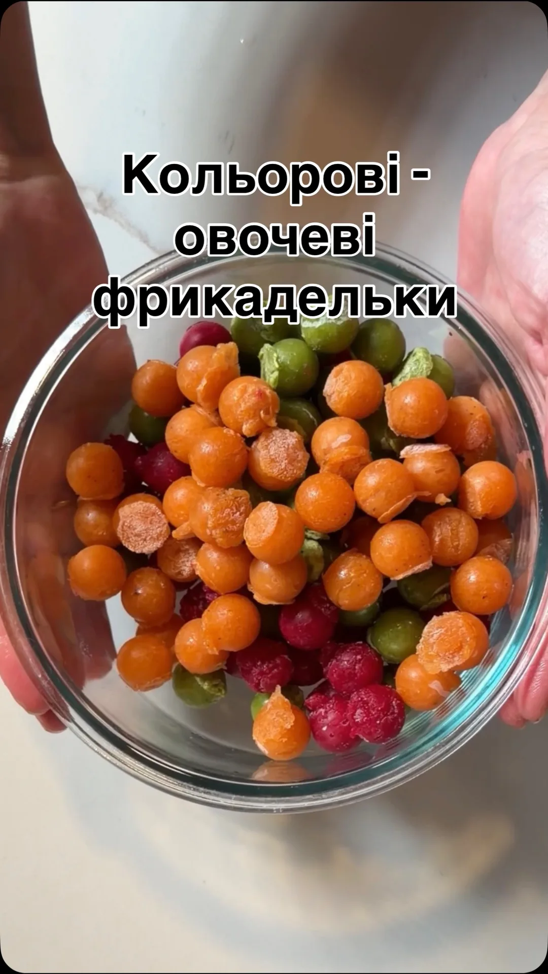Colored Chicken Meatballs
