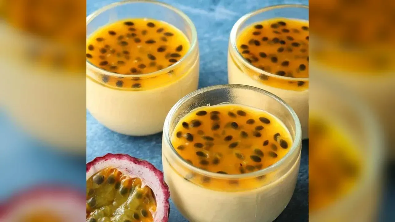 Passion fruit mousse