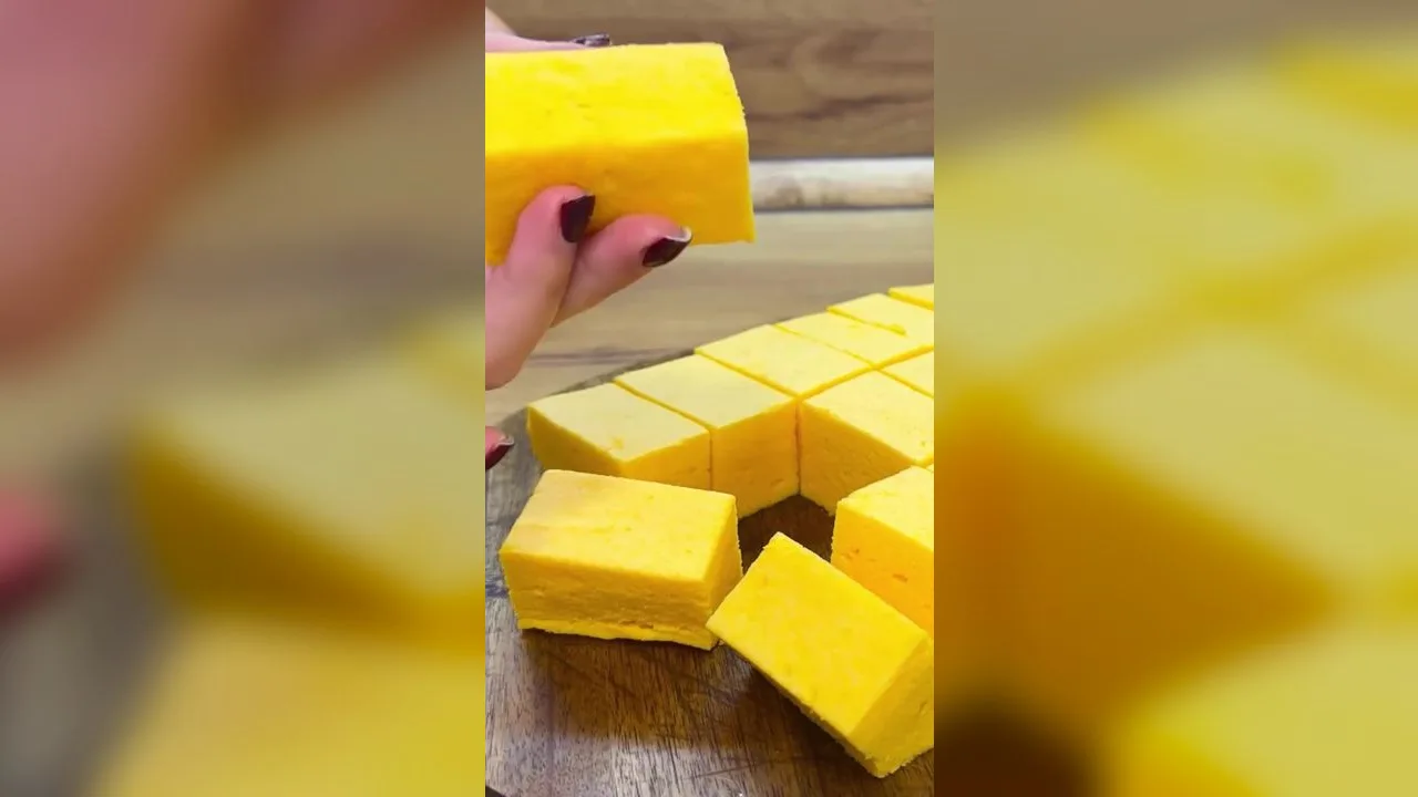 Pumpkin marshmallow candies