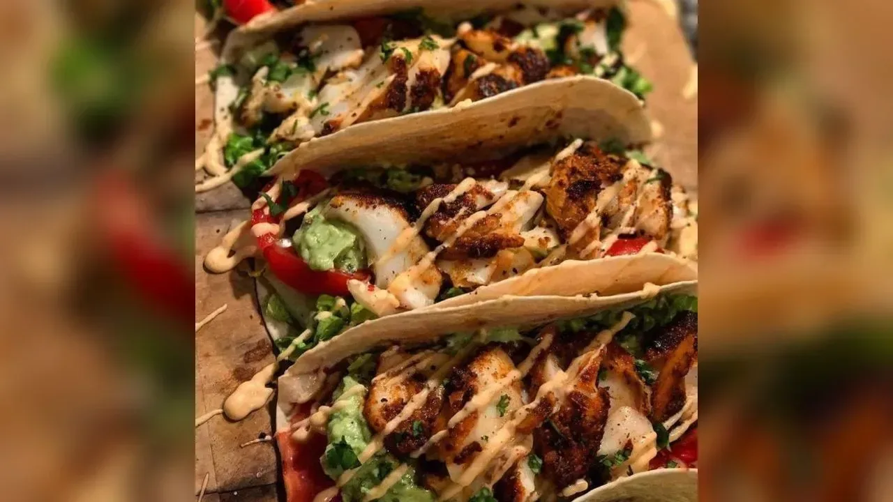 Cajun spiced fish tacos
