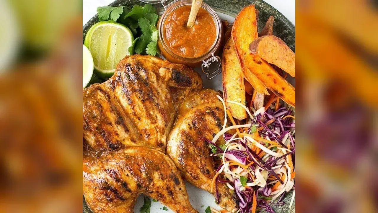 Piri-piri chicken and slaw